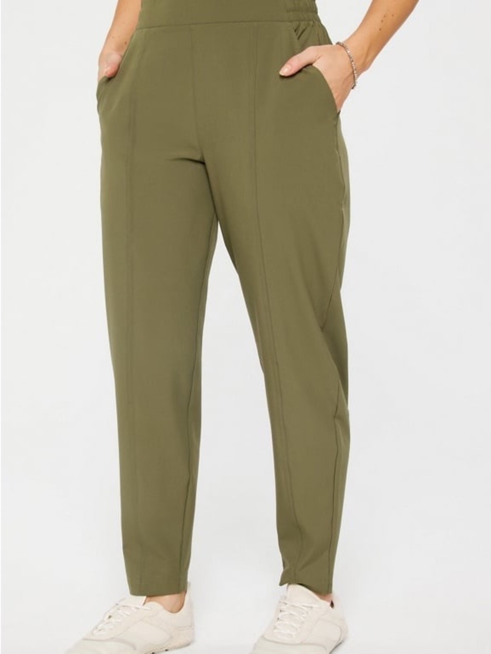 Fabletics Green Downtown Tapered Pant